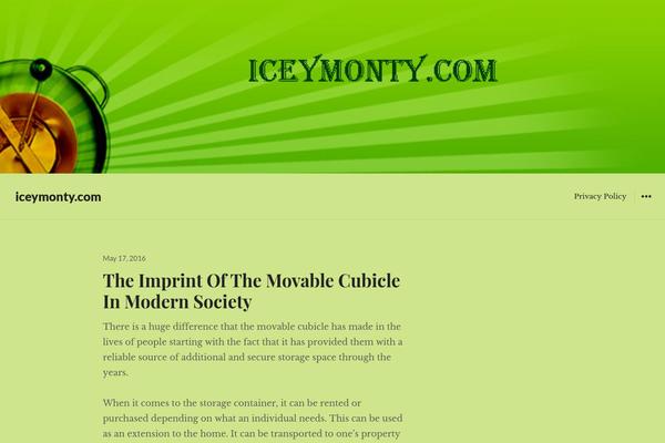 iceymonty.com site used Resonar