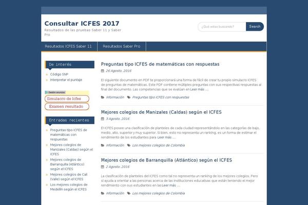 WordPress website example screenshot