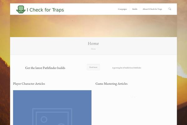 WordPress website example screenshot
