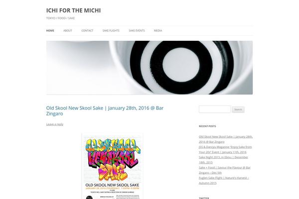 Twenty Twelve theme site design template sample