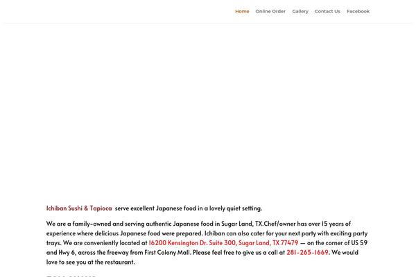 WordPress website example screenshot