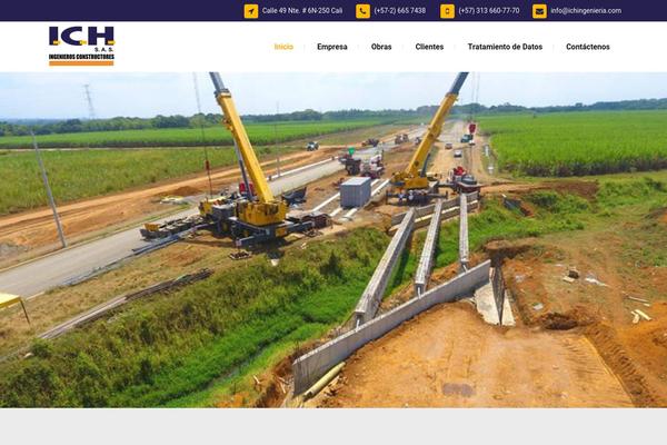 Bridge theme site design template sample