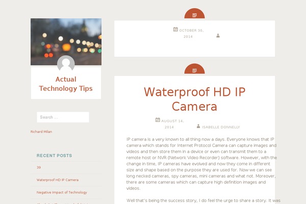 WordPress website example screenshot