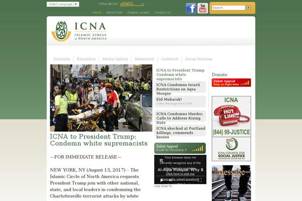 icna WordPress theme, websites list used icna theme icna theme websites examples