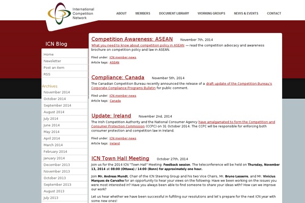 icn WordPress theme, websites list used icn theme icn theme websites examples