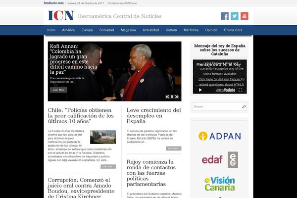 icndiario.com site used Magazine Premium