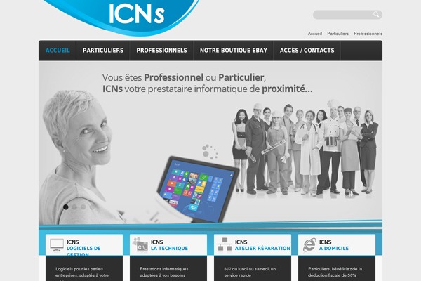 icns.fr site used Theme1787