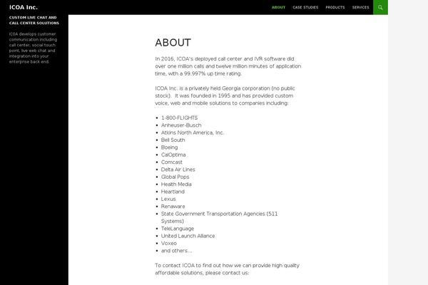 Twenty Twenty theme site design template sample