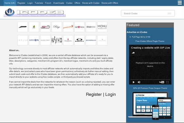 icodes.co.uk site used Icodes_lite