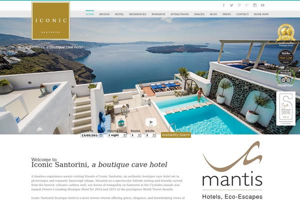 iconicsantorini.com site used Shiftr