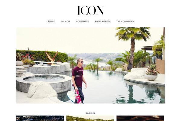 iconmagazine.se site used Icon-theme