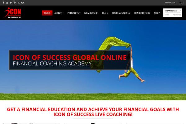 iconofsuccessglobal.net site used Theretailer-custom