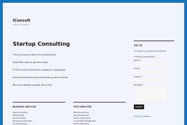 Site using Fast Secure Contact Form plugin