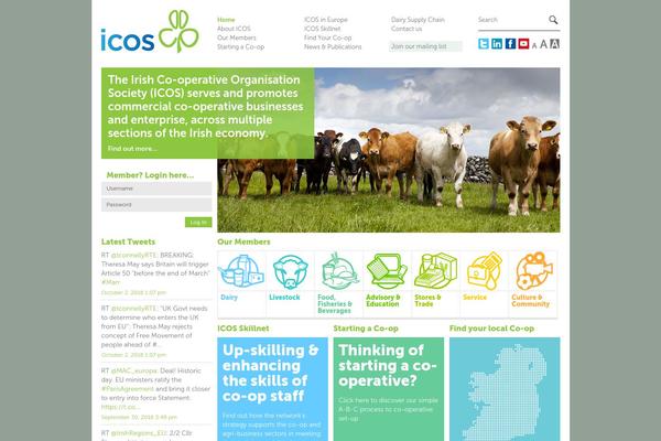 icos.ie site used Icos-theme