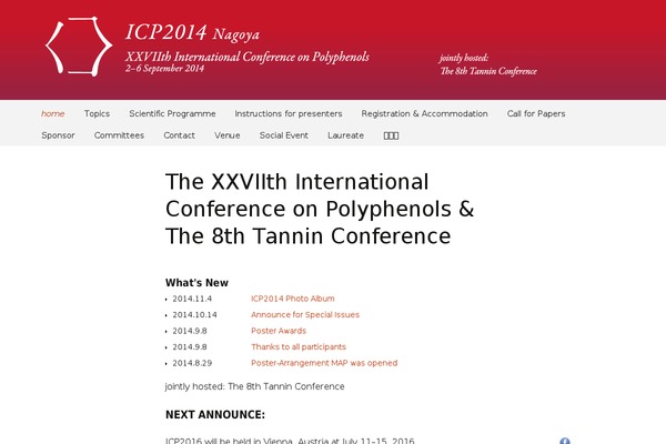 WordPress website example screenshot