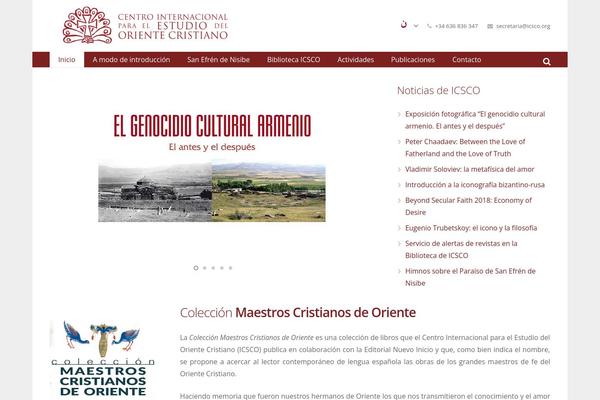 icsco.org site used Icsco_theme