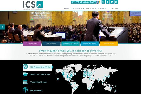 icsevents.com site used Ics