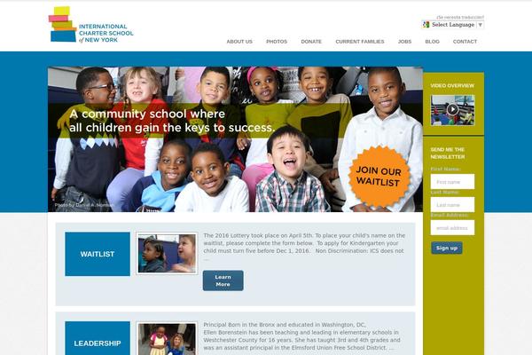 Education theme site design template sample