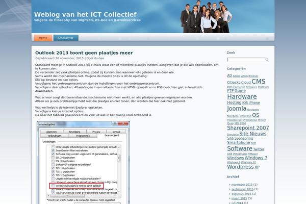 WordPress website example screenshot