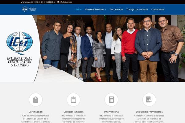 Divi theme site design template sample