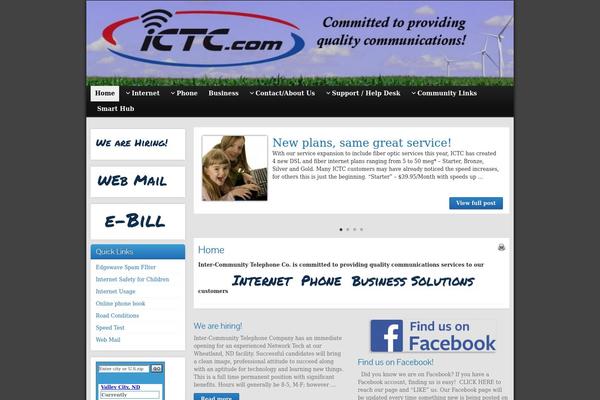 Graphene theme site design template sample
