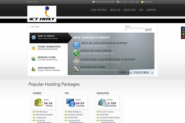 icthost.net site used Hostchilly