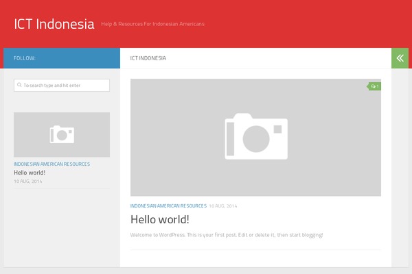 Hueman theme site design template sample