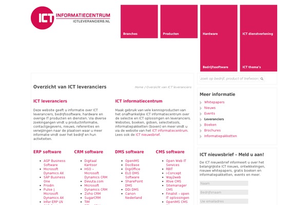 Ictic theme site design template sample