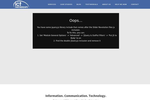 WordPress website example screenshot