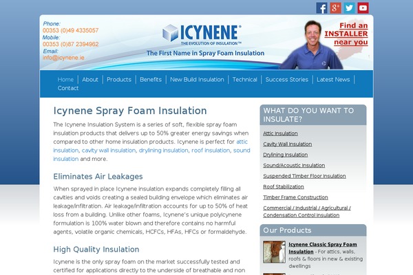 icynene2 theme websites examples