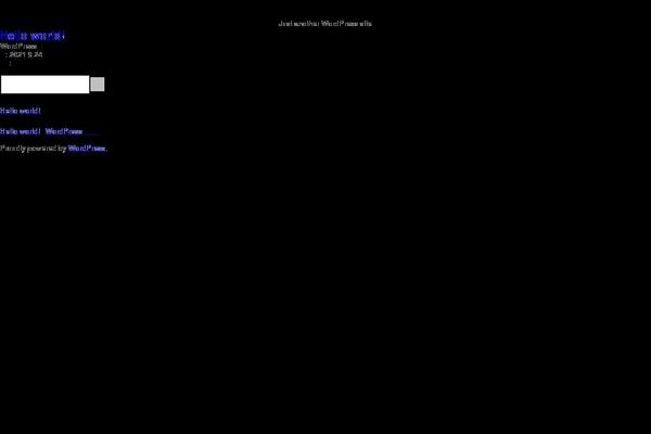 Twenty Twenty-One theme site design template sample