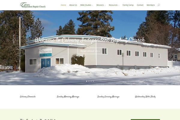 Divi theme site design template sample