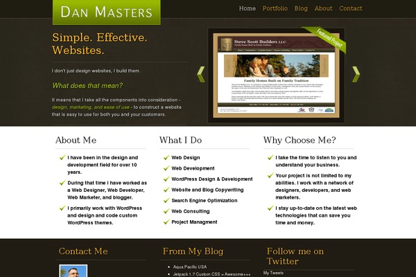 Twenty Fifteen theme site design template sample
