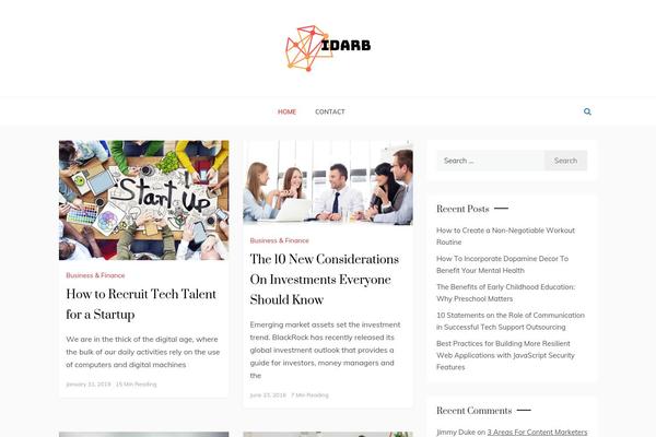 Polite theme site design template sample