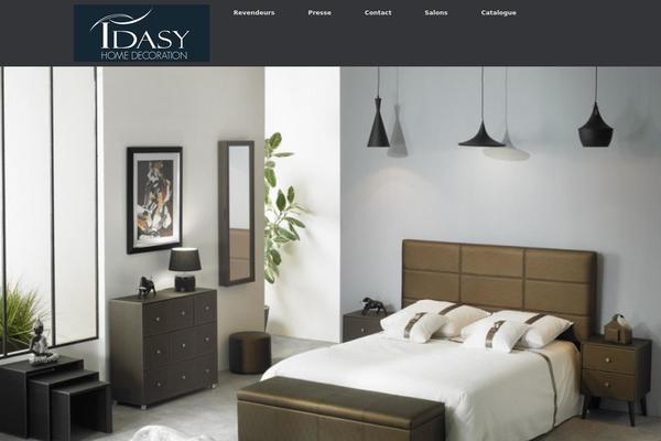 Vantage theme site design template sample