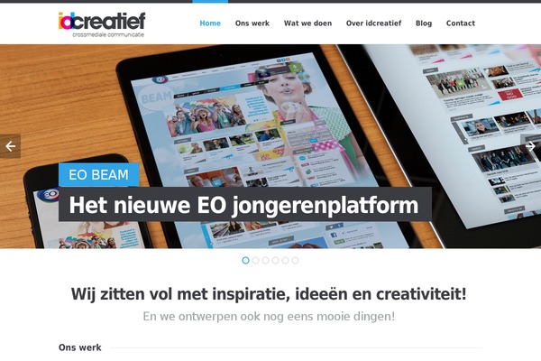 WordPress website example screenshot