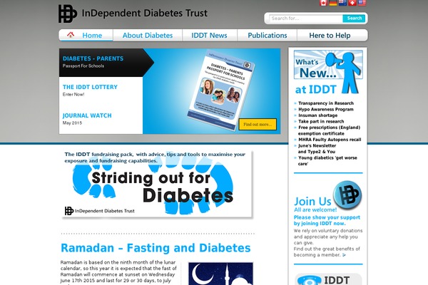 iddtinternational.org site used Fusion