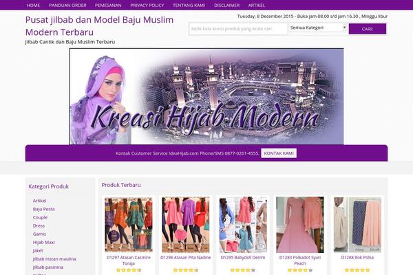 ideahijab.com site used Okestore-pers