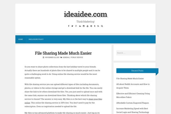ideaidee.com site used Blogghiamo