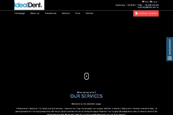 ideal-dent.pl site used Idealdent-gdynia