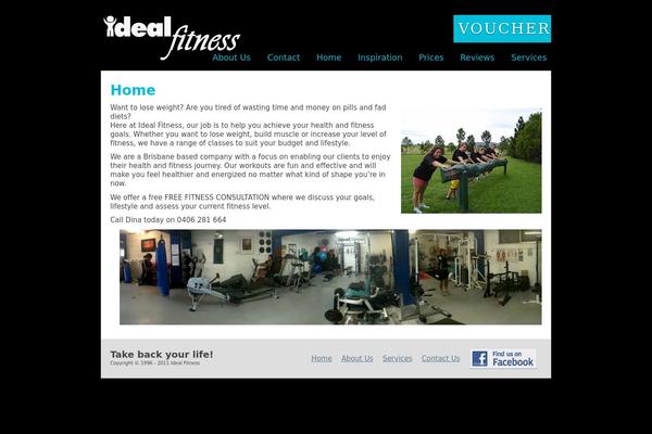 idealfitness.com.au site used Idealfitness