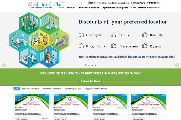 idealhealthplan.in site used Skt_corp_pro