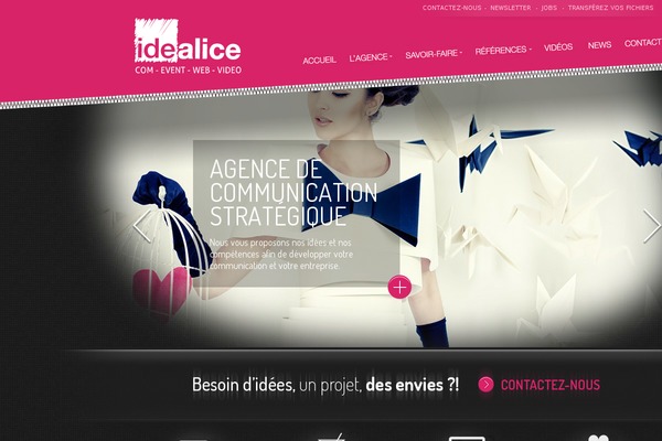 idealice.fr site used Idealice