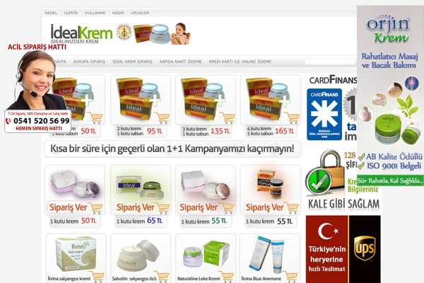 idealkrem.com site used Thelatest_tr