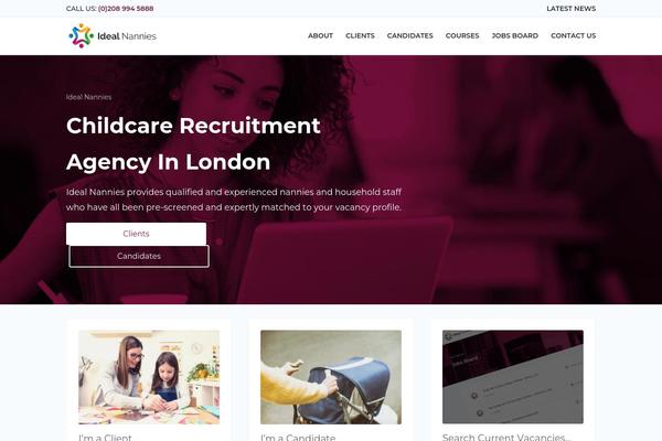 idealnannies.com site used Iwp