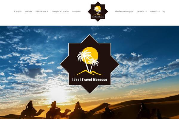 Total theme site design template sample