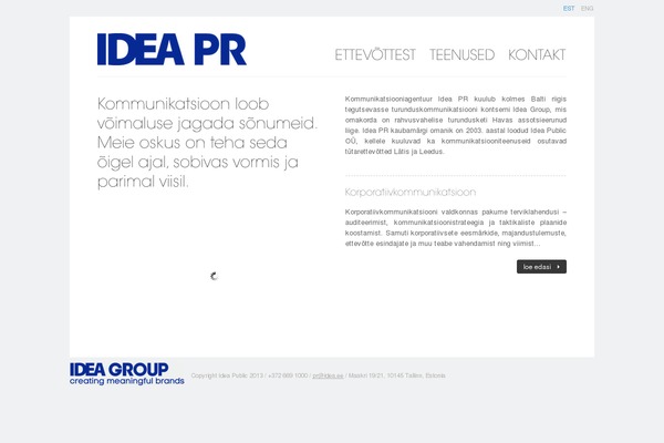 Pr theme site design template sample