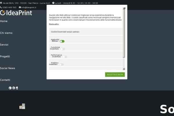 ideaprint.it site used Ideaprint