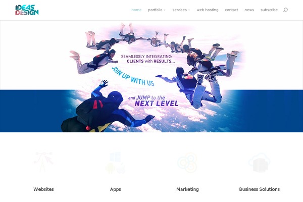 Divi theme site design template sample