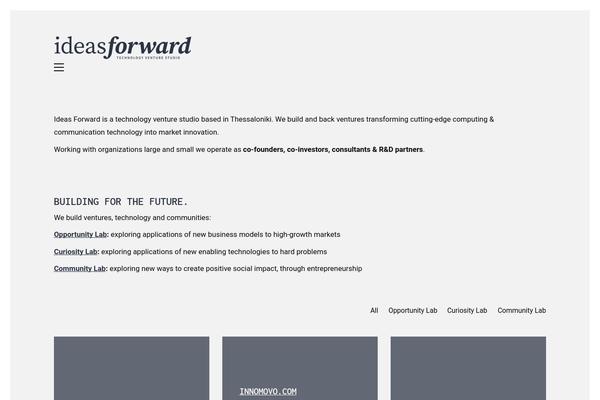 Kalium theme site design template sample